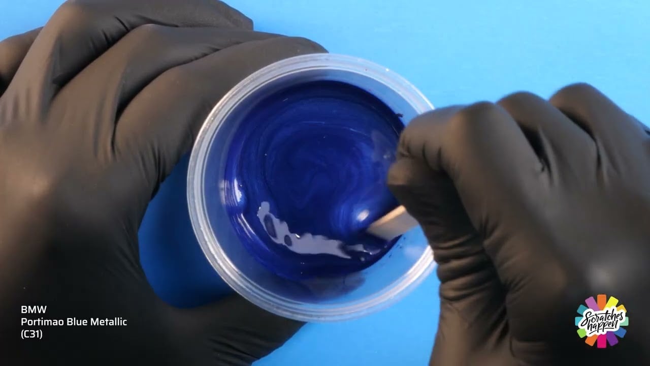 BMW Portimao Blue Metallic (C31) Touch Up Paint — OEM Formula Color Mixing