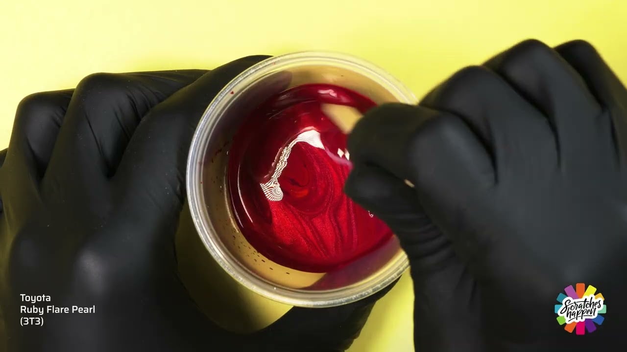 Toyota Ruby Flare Pearl (3T3) Touch Up Paint — OEM Formula Color Mixing