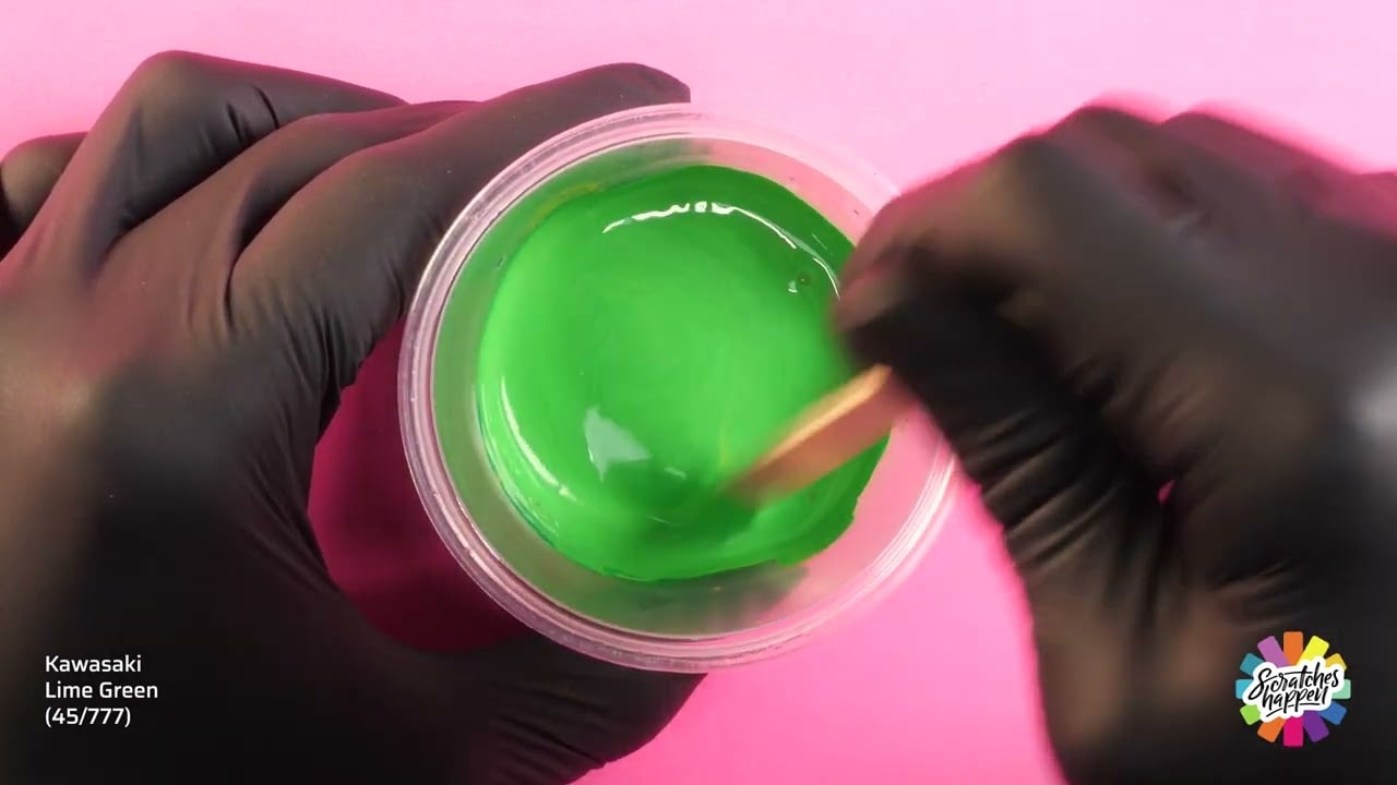 Kawasaki Lime Green (45/777) Touch Up Paint — OEM Formula Color Mixing